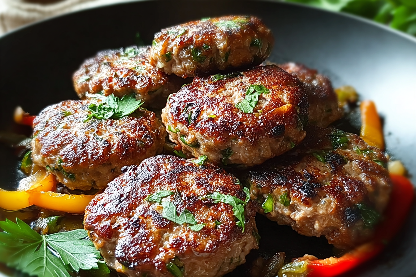 Herb Beef Patties