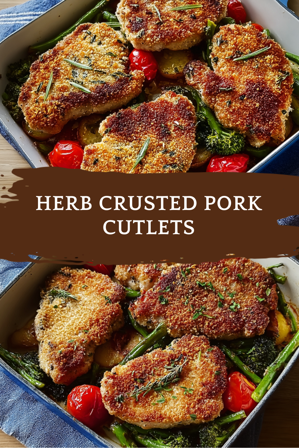Herb Crusted Pork Cutlets