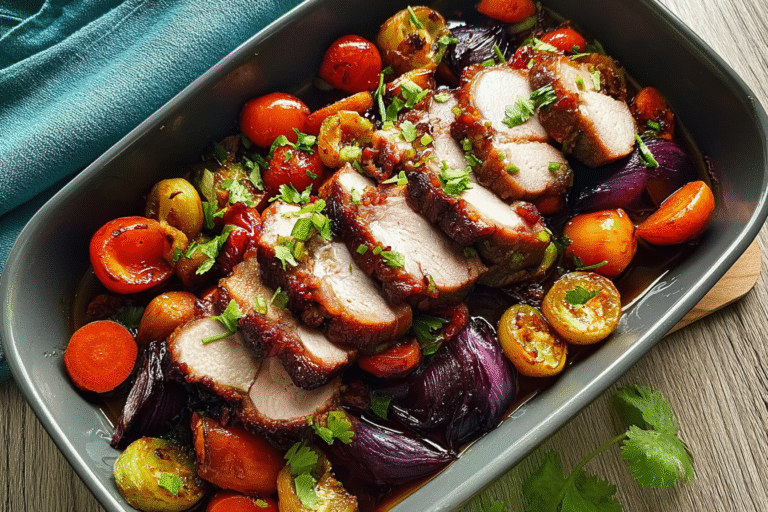 Hoisin Garlic Pork Tray Bake 49.Png