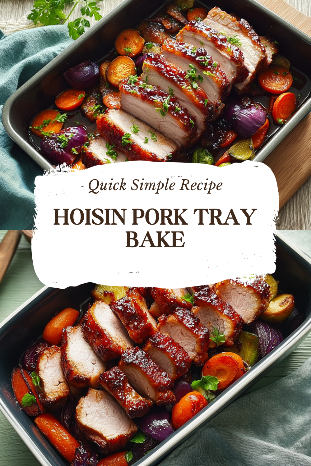 Hoisin Pork Tray Bake