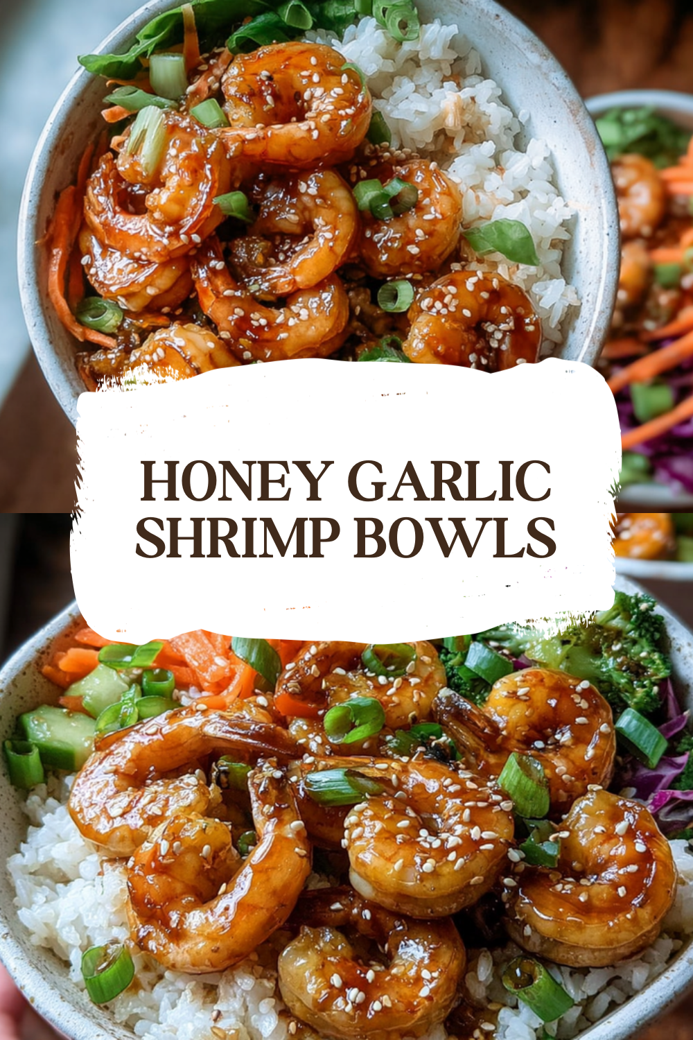 Honey Garlic Shrimp Bowls