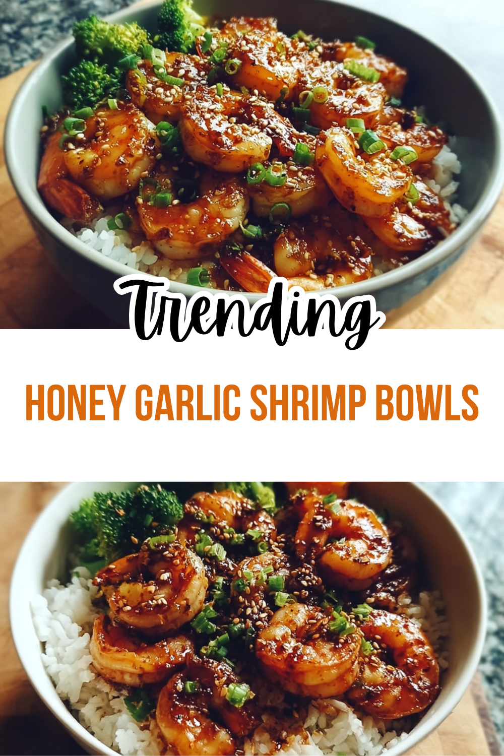 Honey Garlic Shrimp Bowls