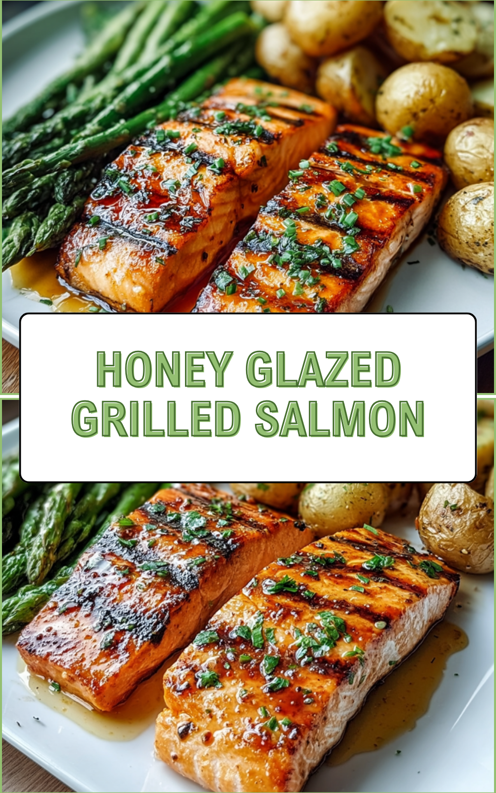 Honey Glazed Grilled Salmon