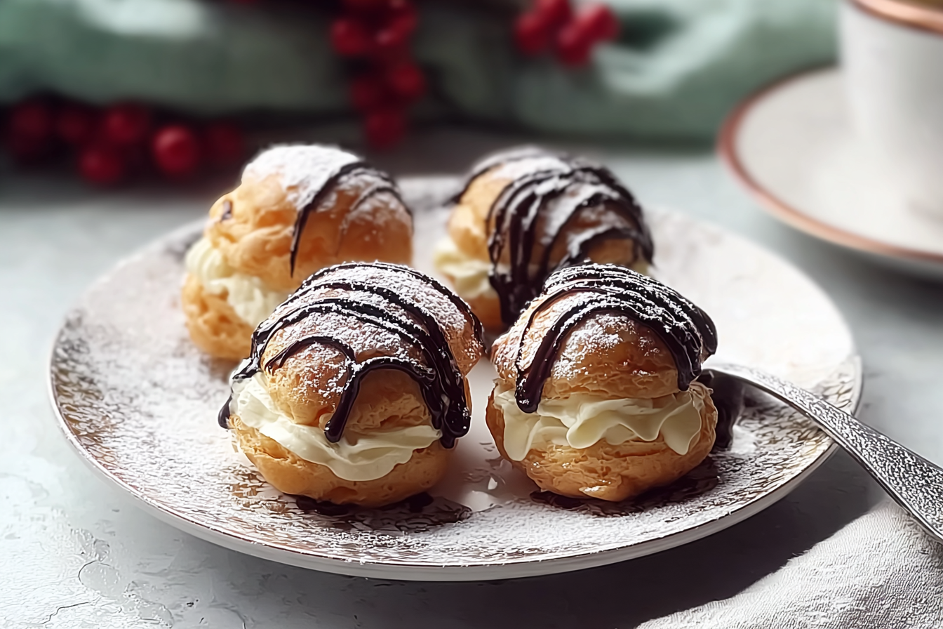 Kahlua Custard Profiterole