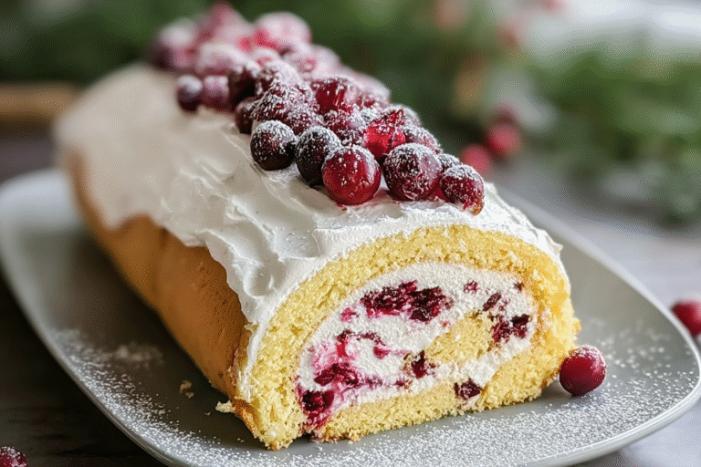 Ladyfinger Cranberry Cake Roll 15.Png