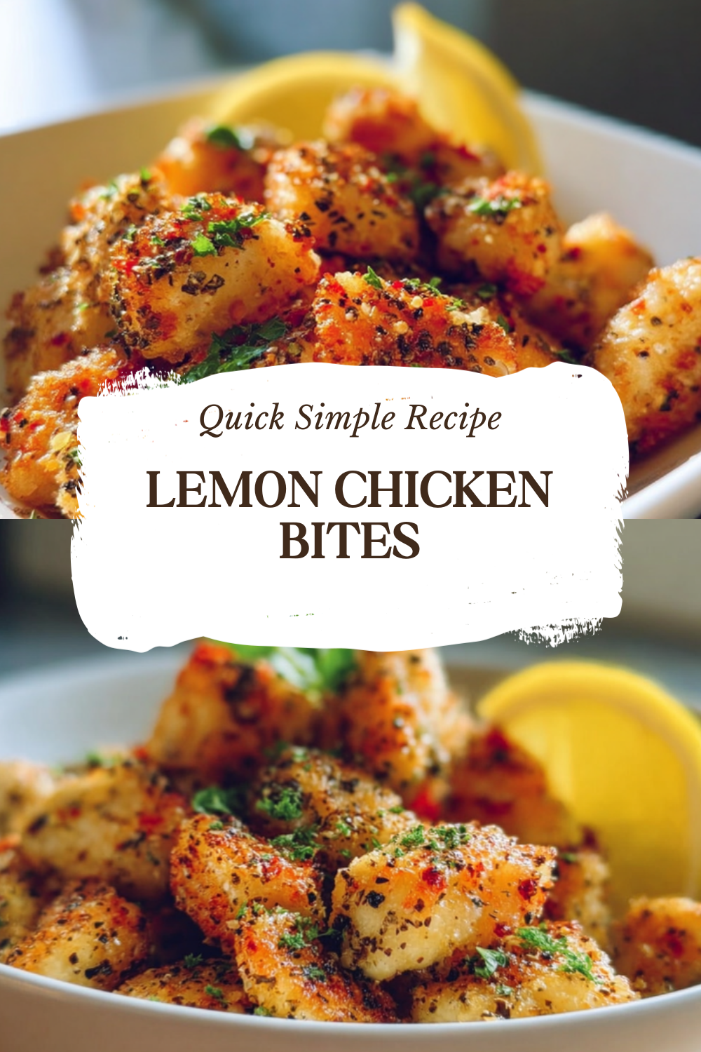 Lemon Chicken Bites