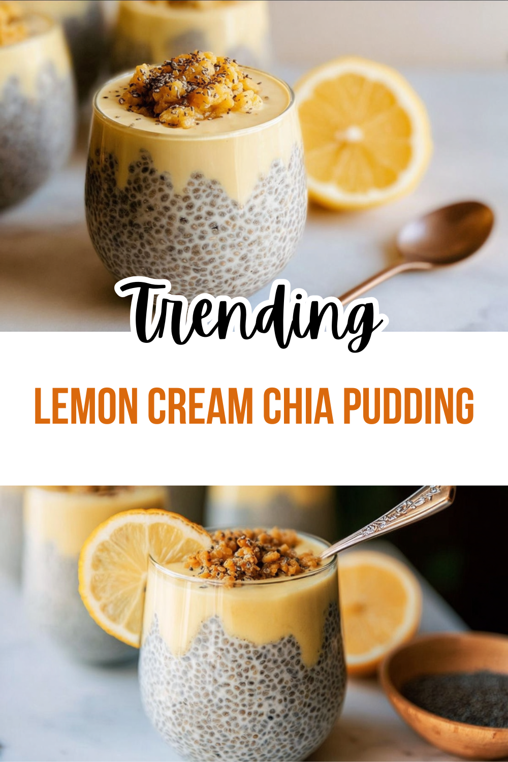 Lemon Cream Chia Pudding