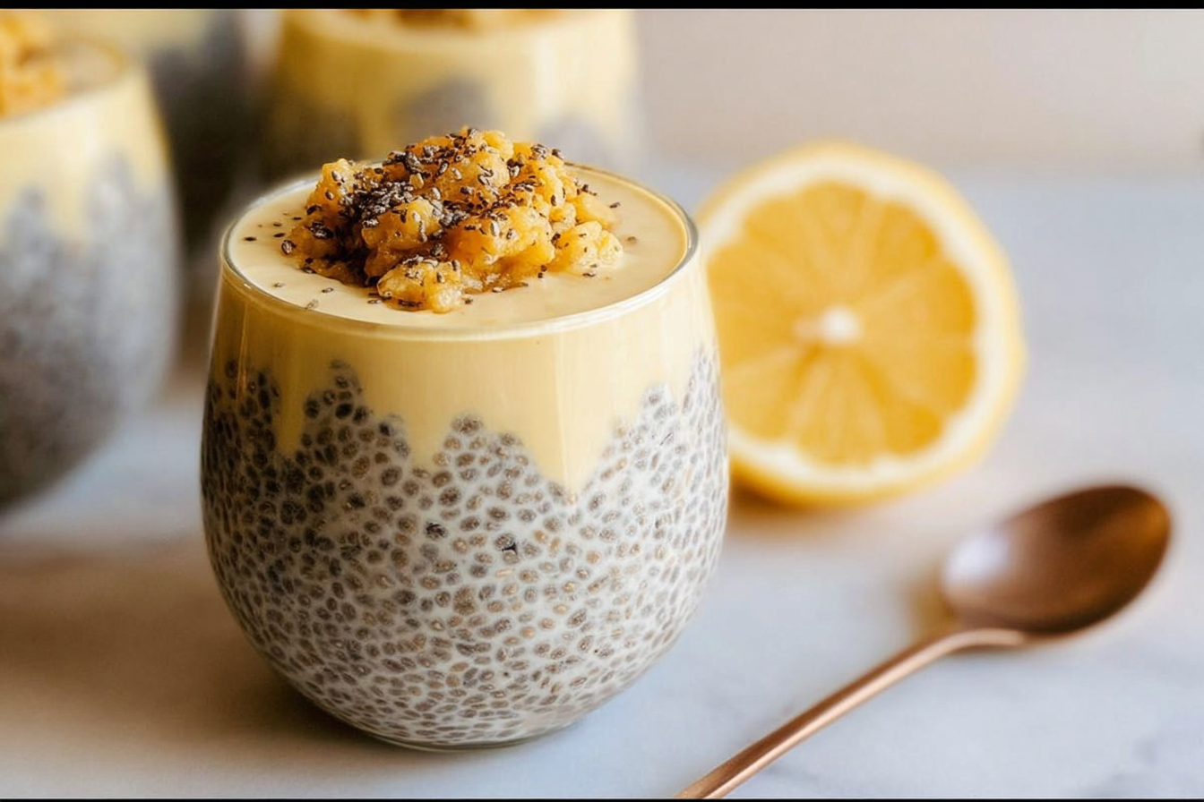 Lemon Cream Chia Pudding