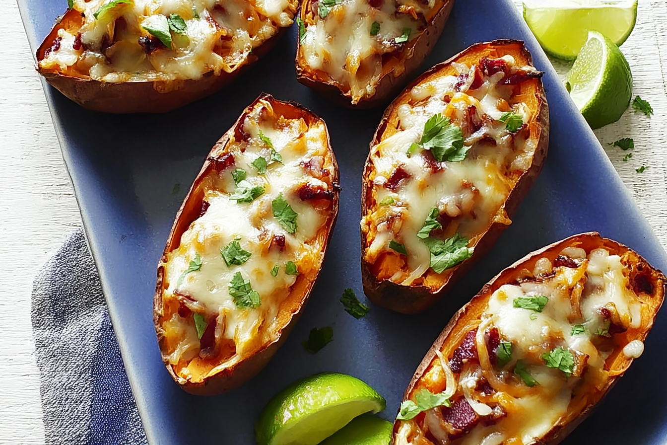 Loaded Sweet Potato Skins