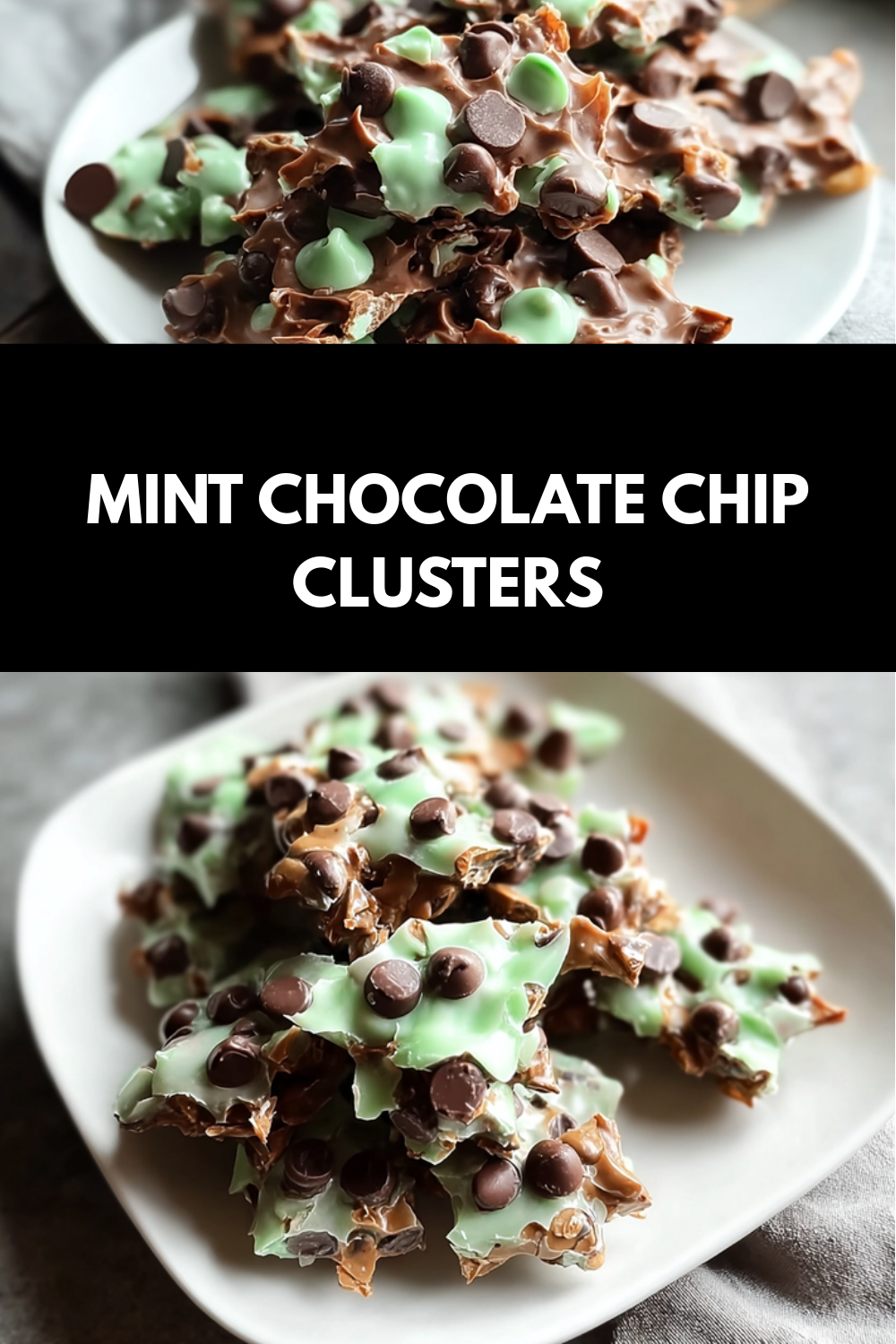 Mint Chocolate Chip Clusters