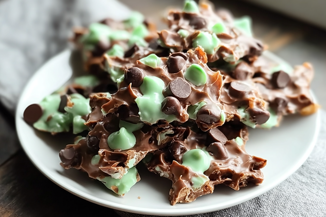 Mint Chocolate Chip Clusters