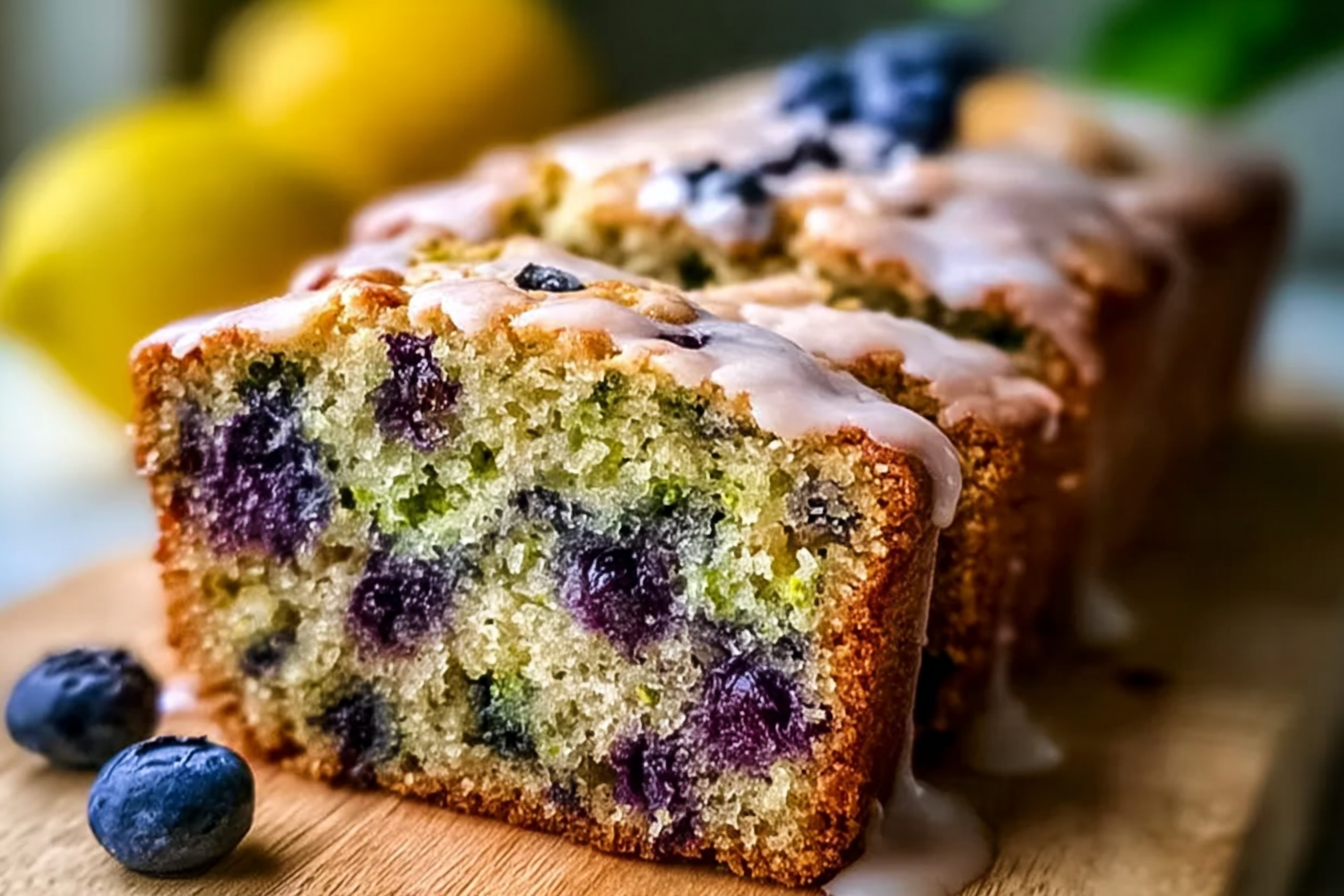 Moist Blueberry Zucchini Bread