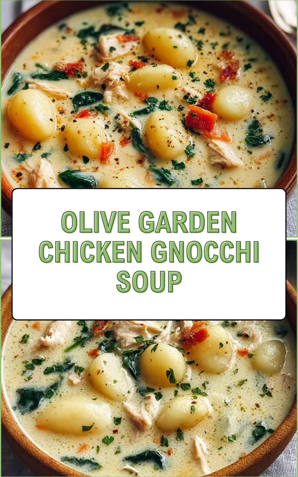 Olive Garden Chicken Gnocchi Soup