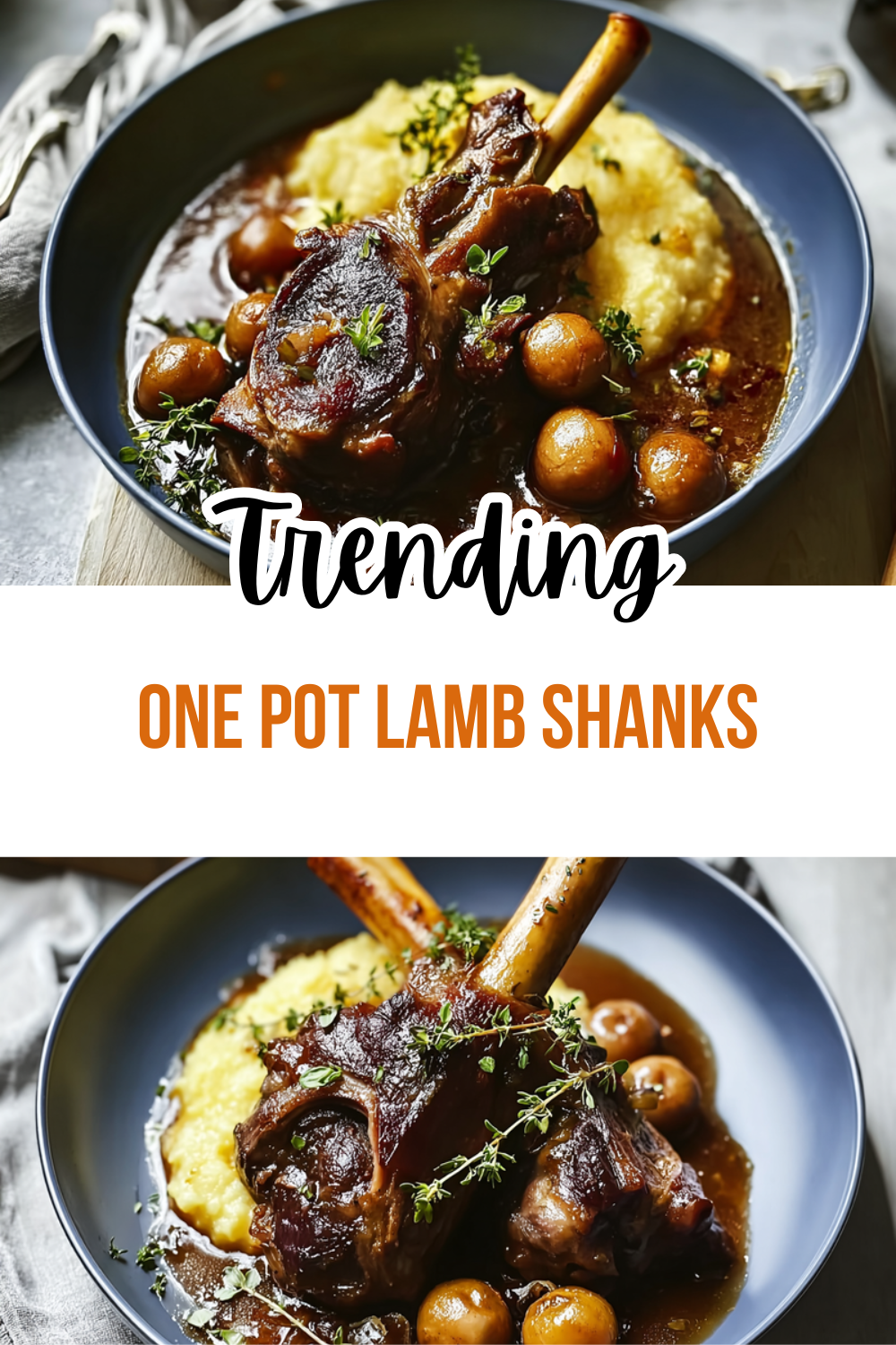 One Pot Lamb Shanks