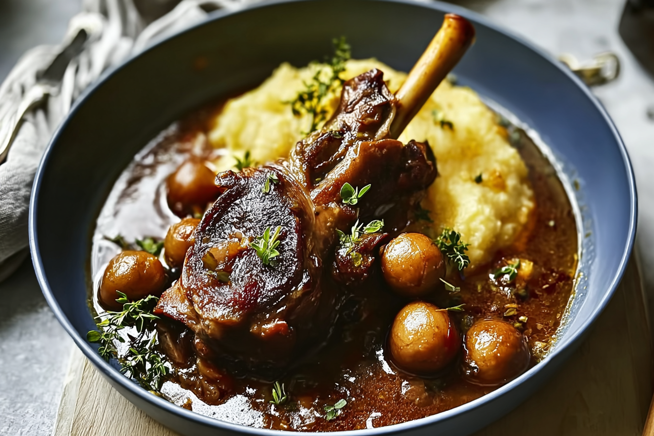 One Pot Lamb Shanks