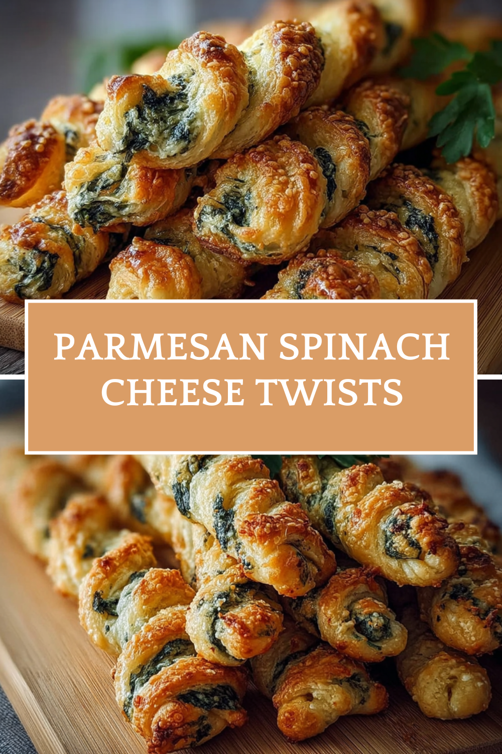 Parmesan Spinach Cheese Twists