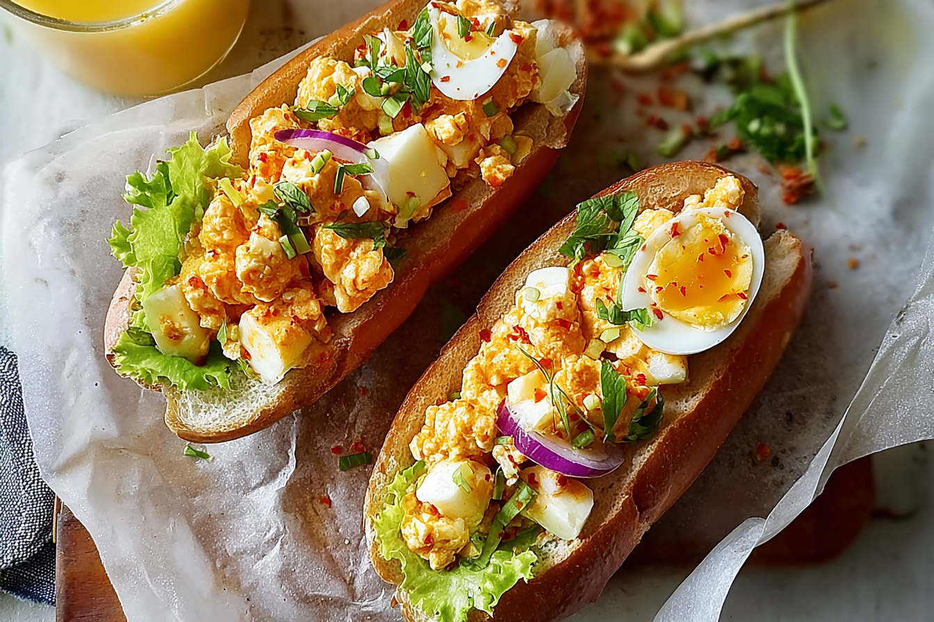 Peri Peri Egg Salad Subs