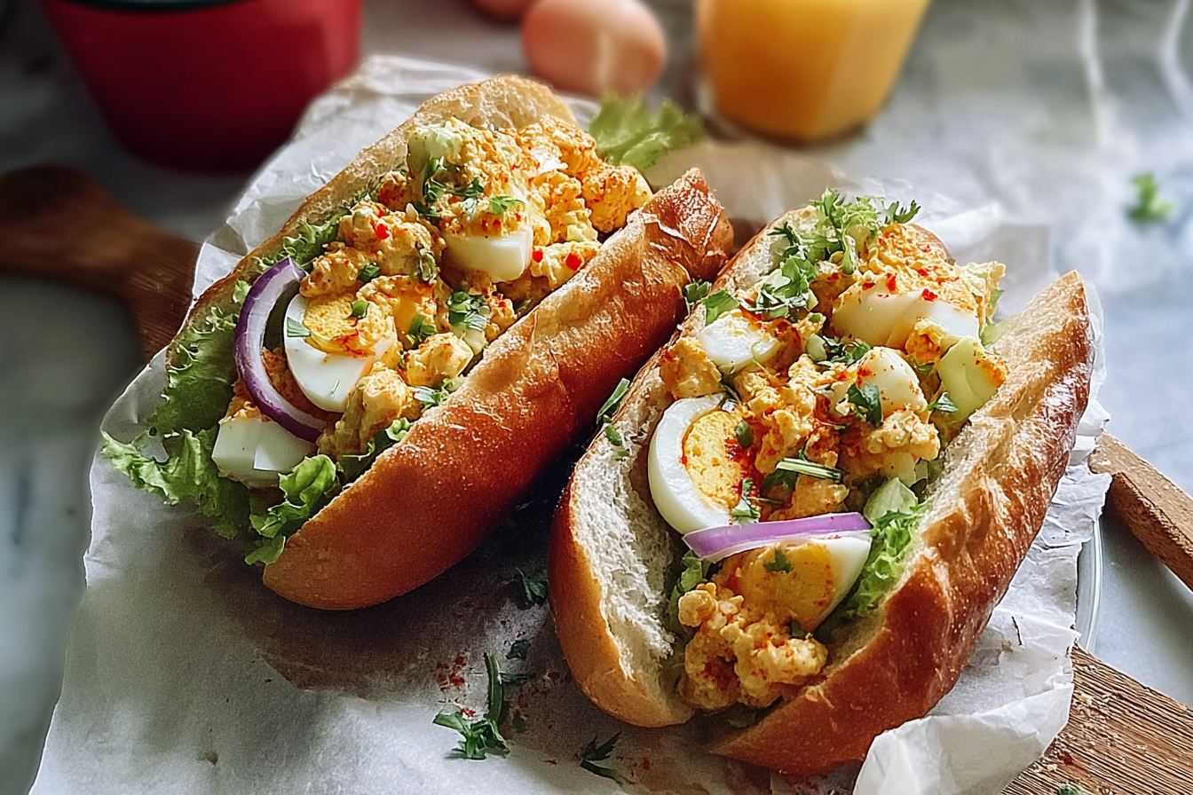 Peri Peri Egg Salad Subs