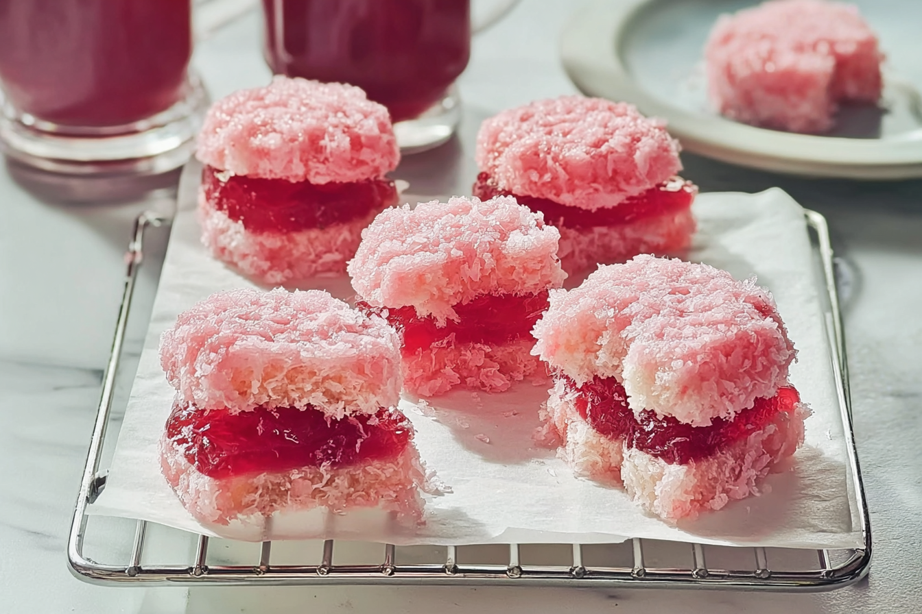 Pink Jelly Cakes