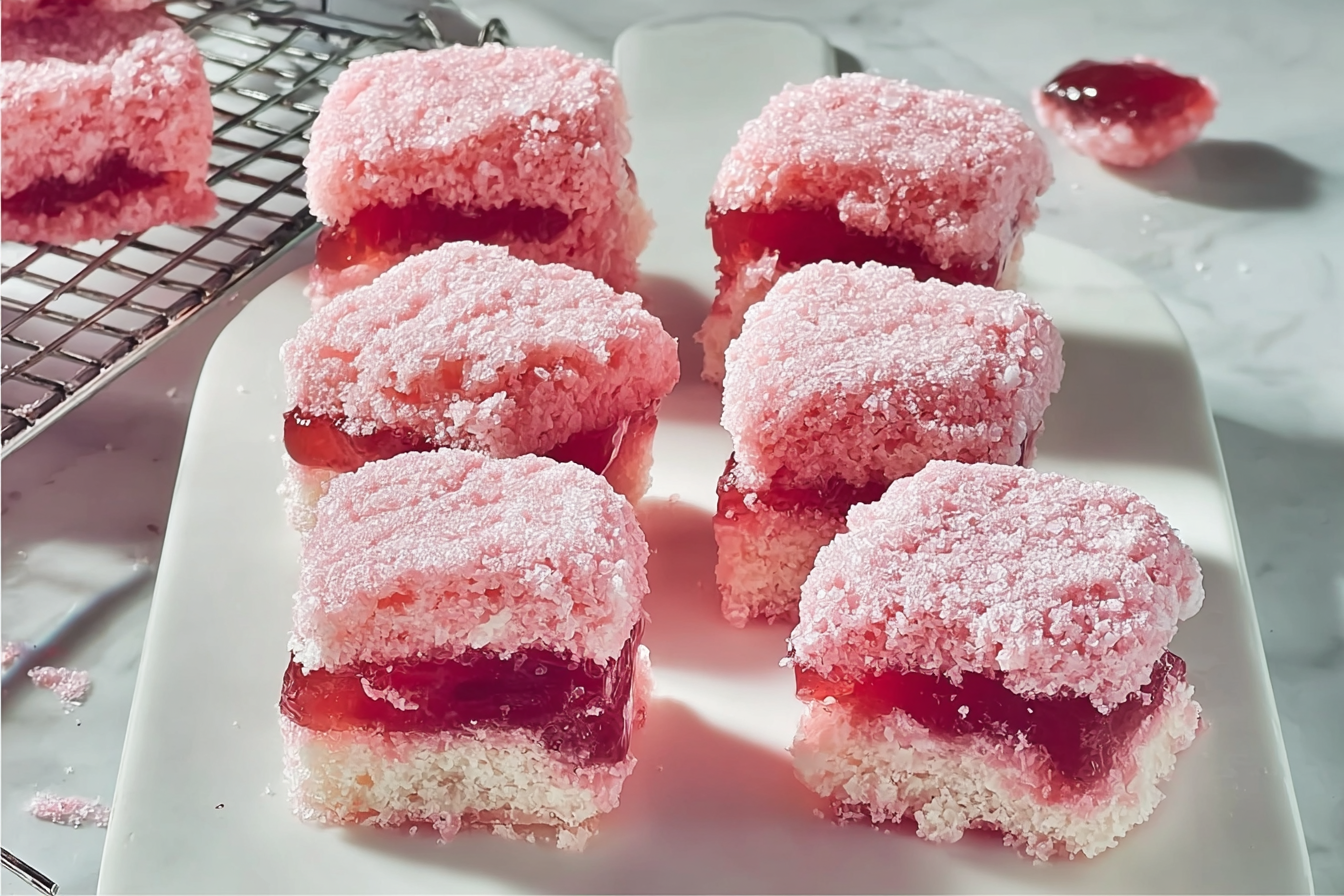 Pink Jelly Cakes
