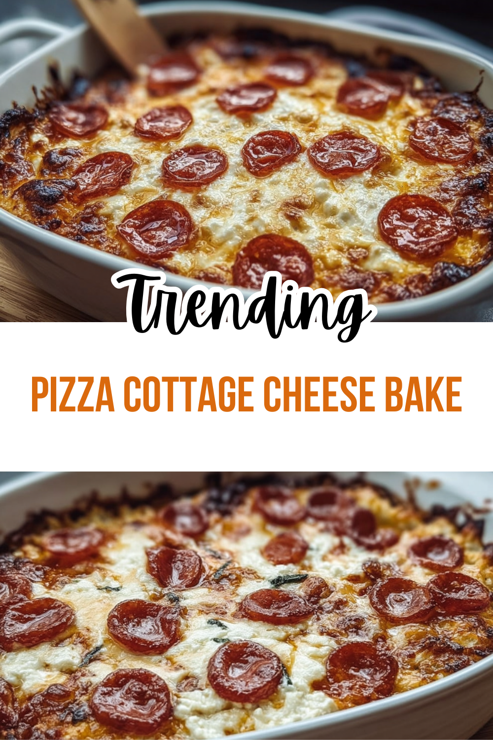 Pizza Cottage Cheese Bake