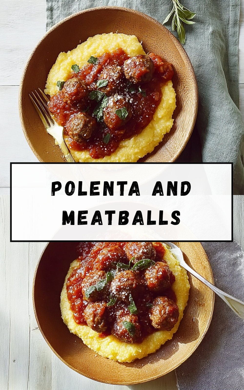 Polenta And Meatballs