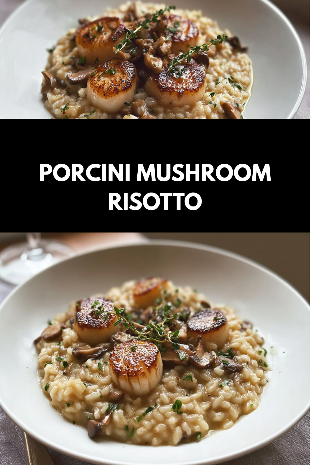Porcini Mushroom Risotto