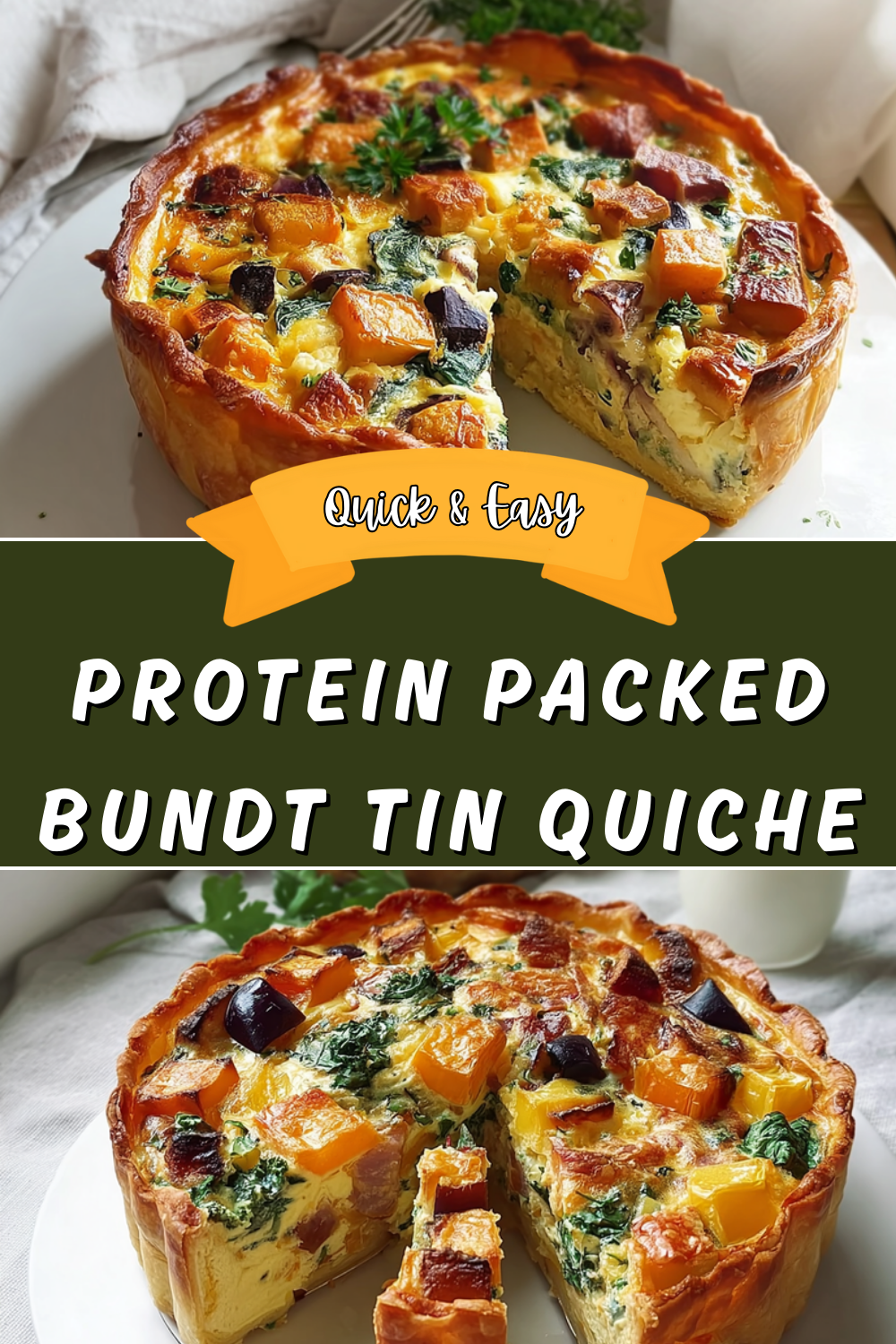 Protein Packed Bundt Tin Quiche