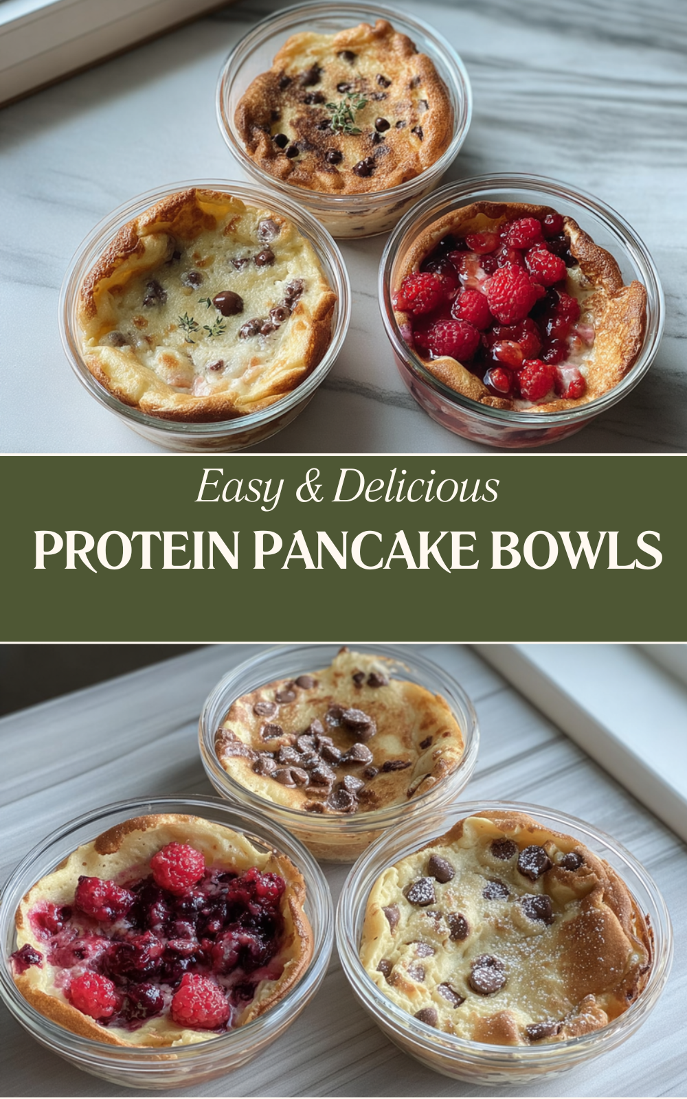 Protein Pancake Bowls