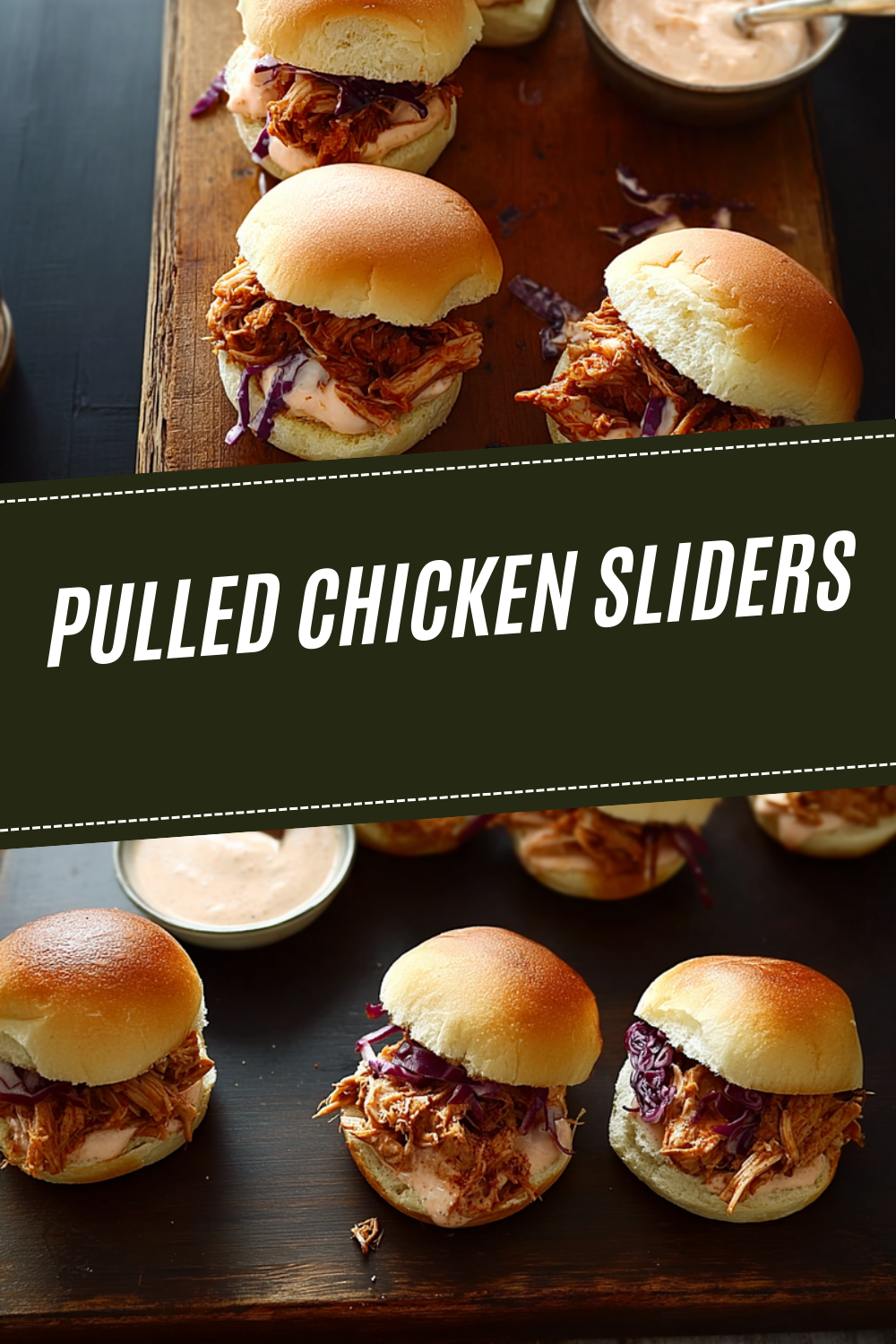 Pulled Chicken Sliders