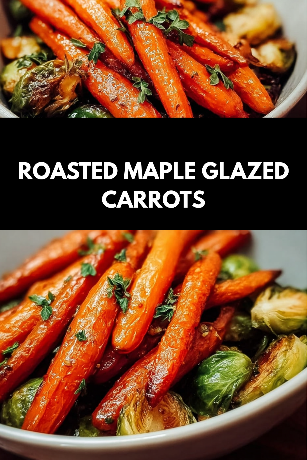 Roasted Maple Glazed Carrots