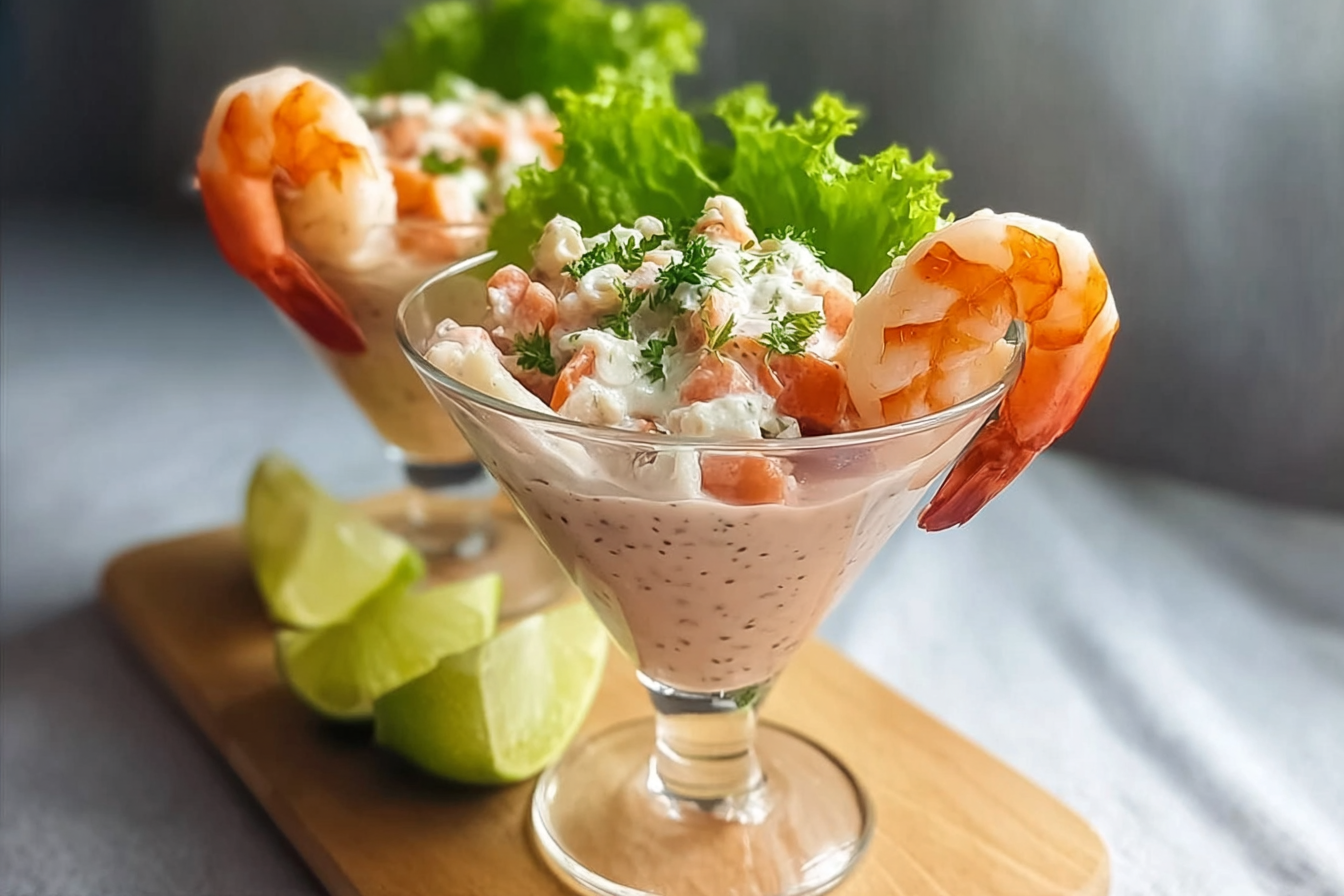 Salmon And Prawn Cocktail
