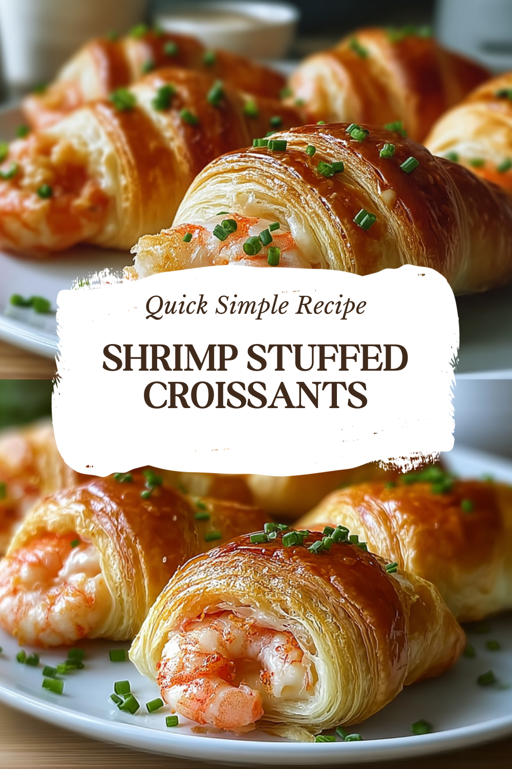 Shrimp Stuffed Croissants