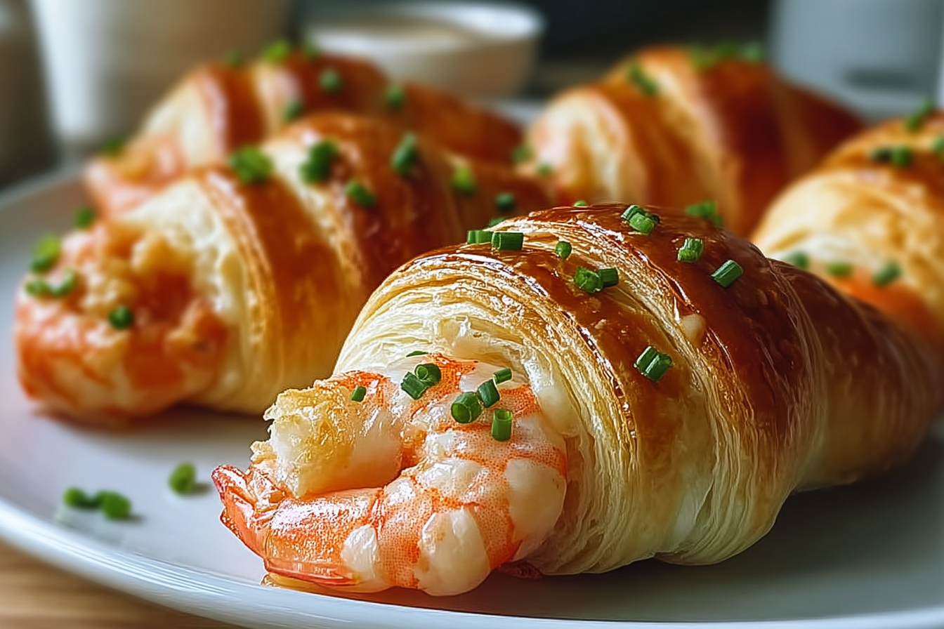 Shrimp Stuffed Croissants