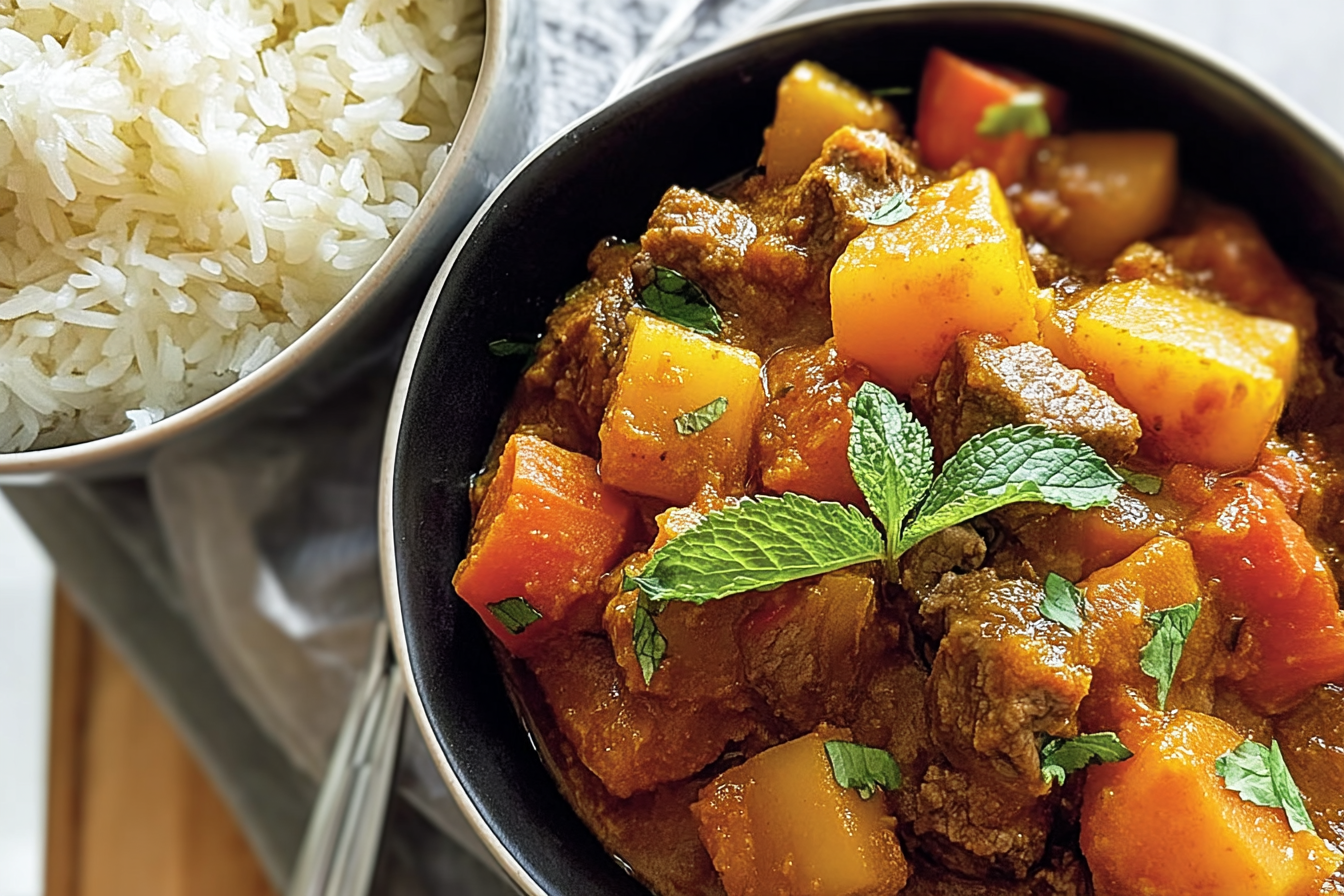 Slow Cooker Moroccan Parsnip And Lamb Casserole