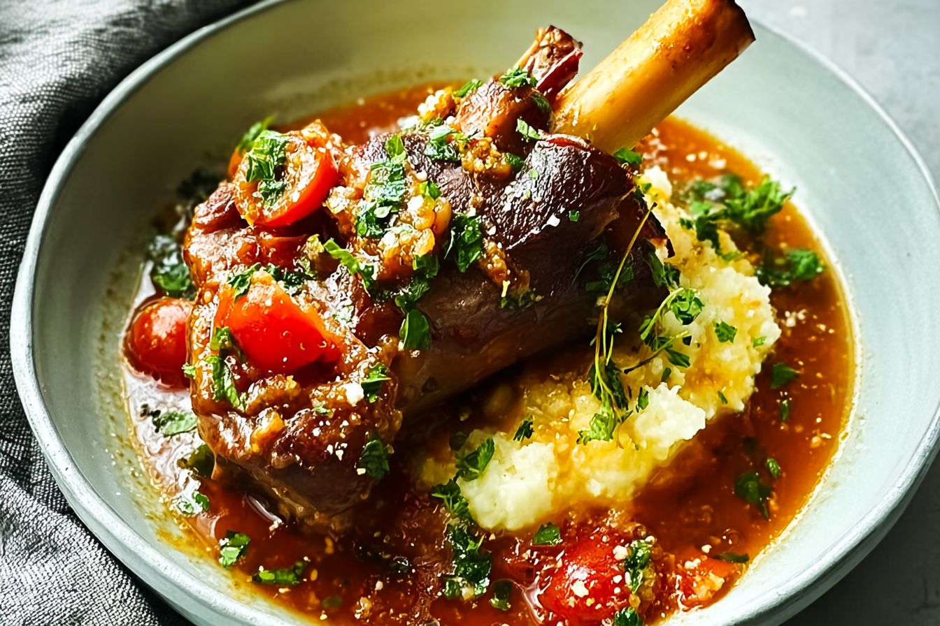 Slow Roasted Lamb Shanks