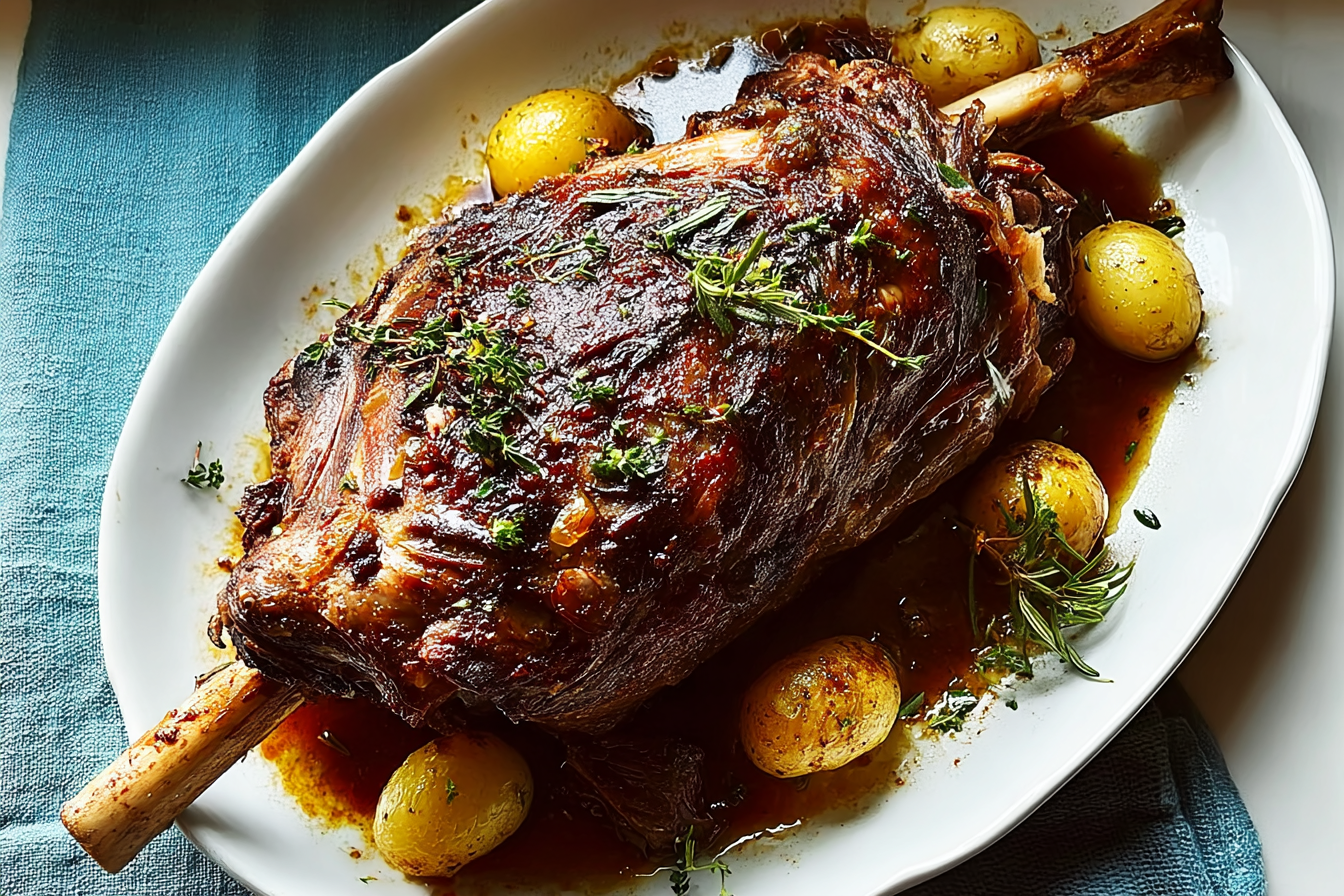 Slow Roasted Lamb Shoulder