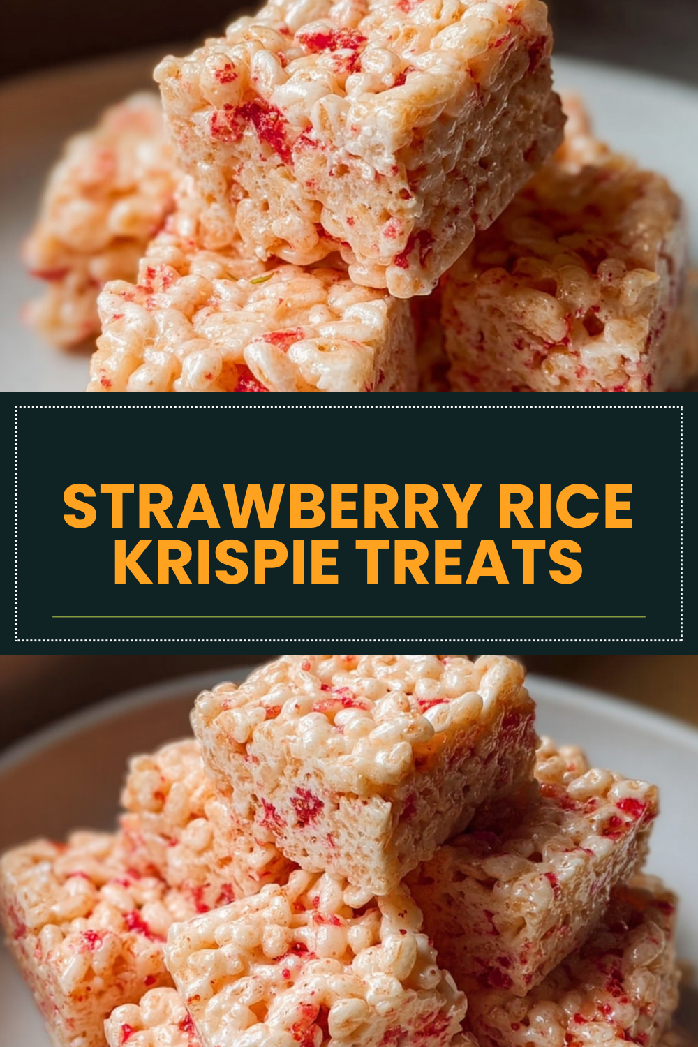 Strawberry Rice Krispie Treats