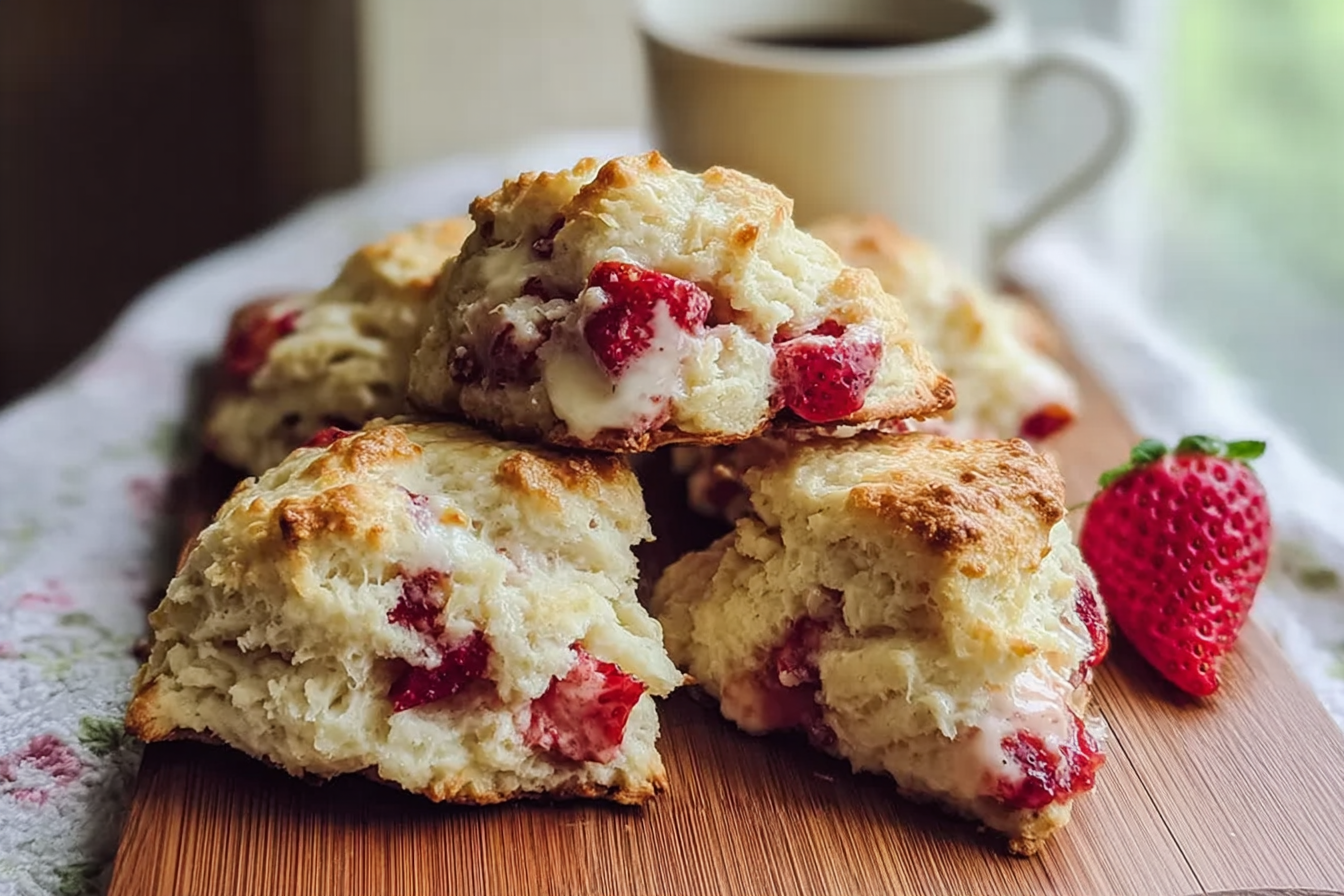 Strawberry Scones