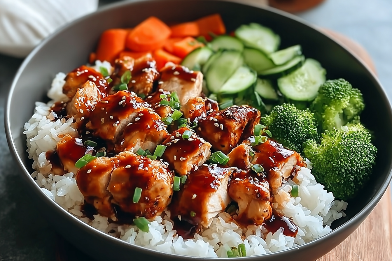 Teriyaki Chicken Rice Bowl