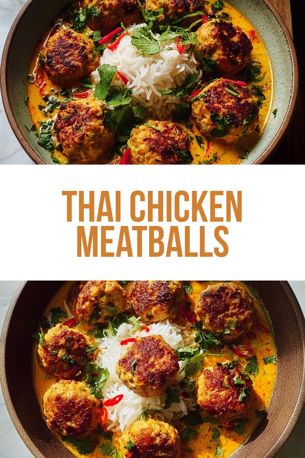 Thai Chicken Meatballs