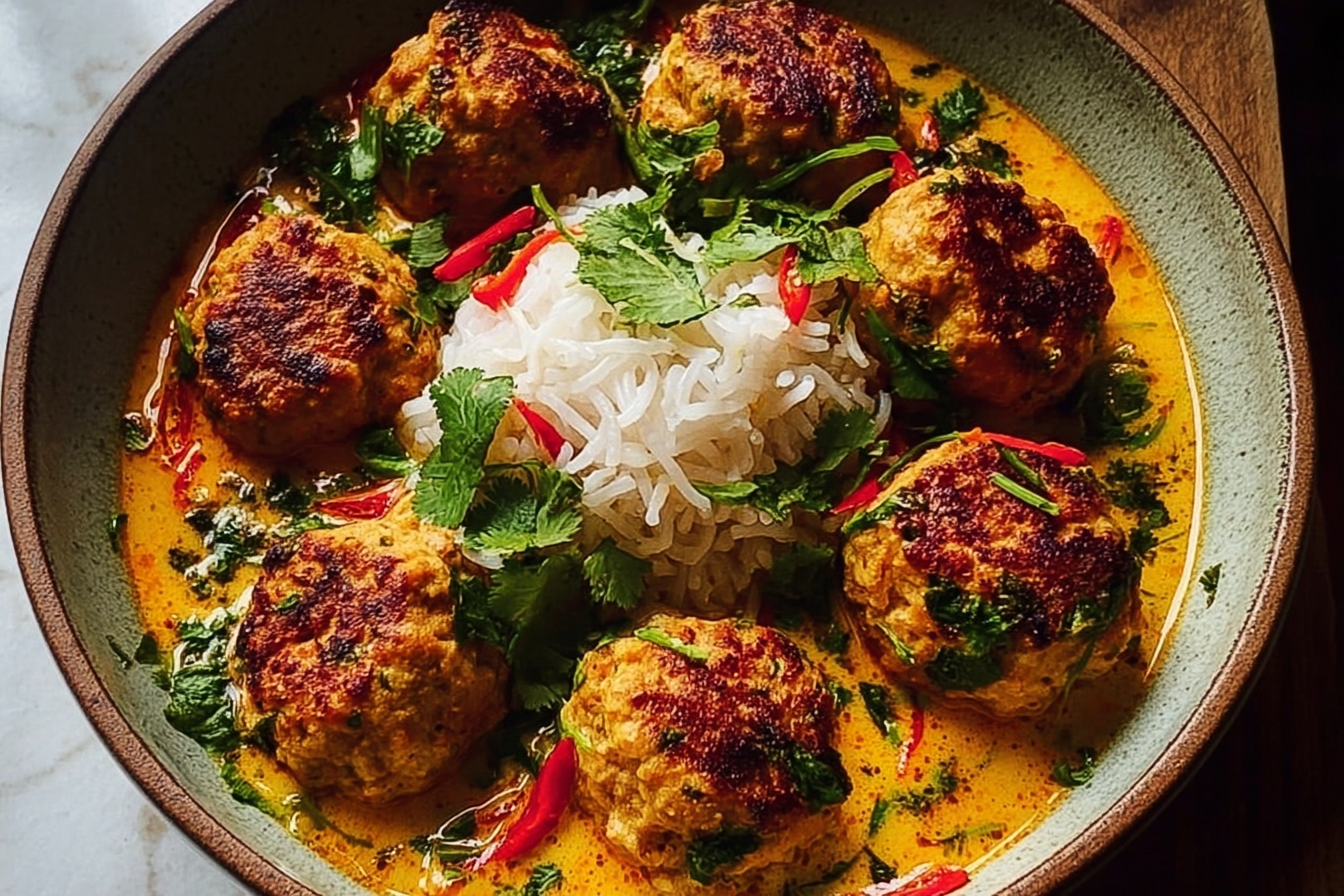 Thai Chicken Meatballs
