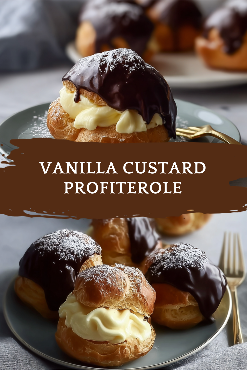 Vanilla Custard Profiterole