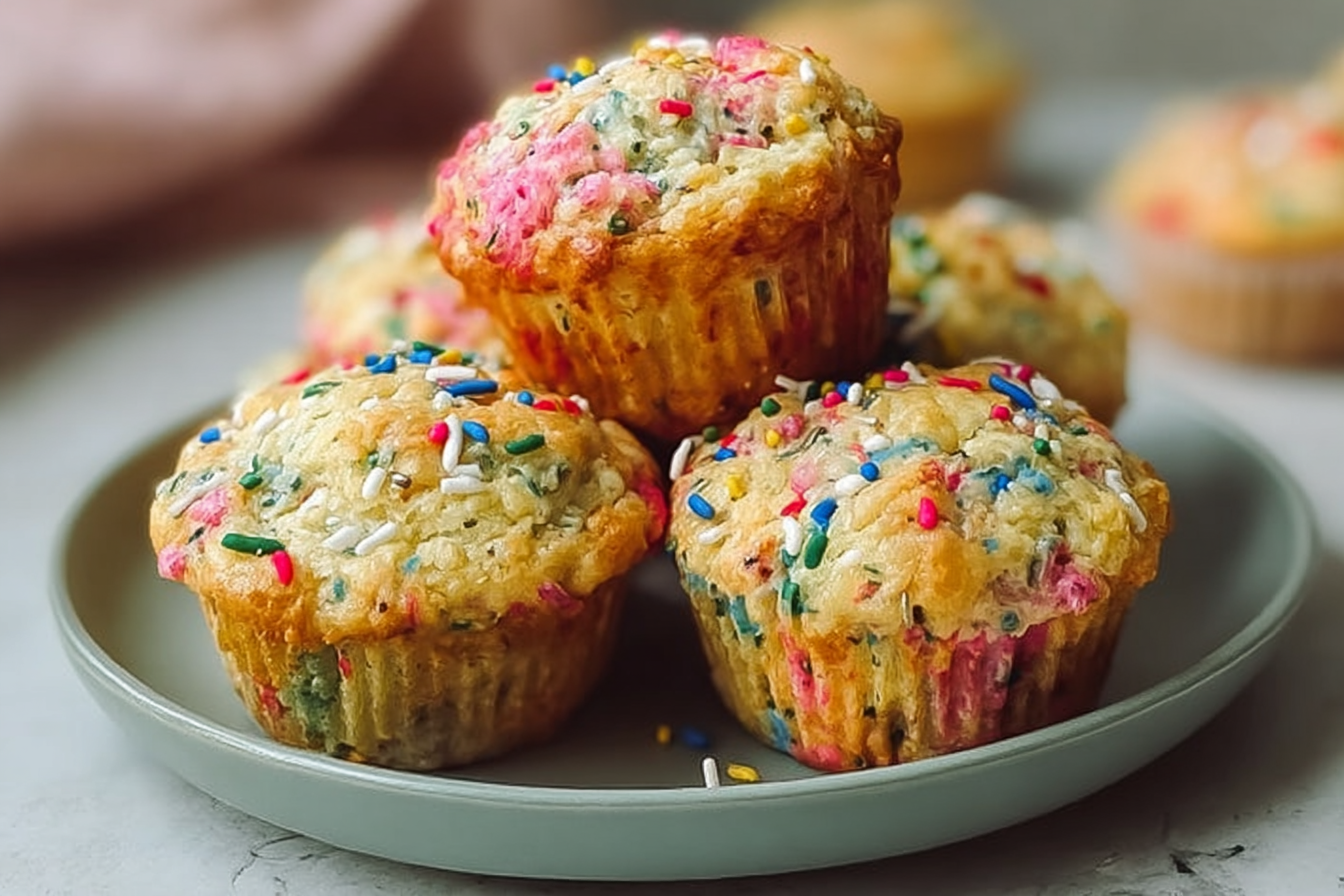 Vanilla Funfetti Muffins