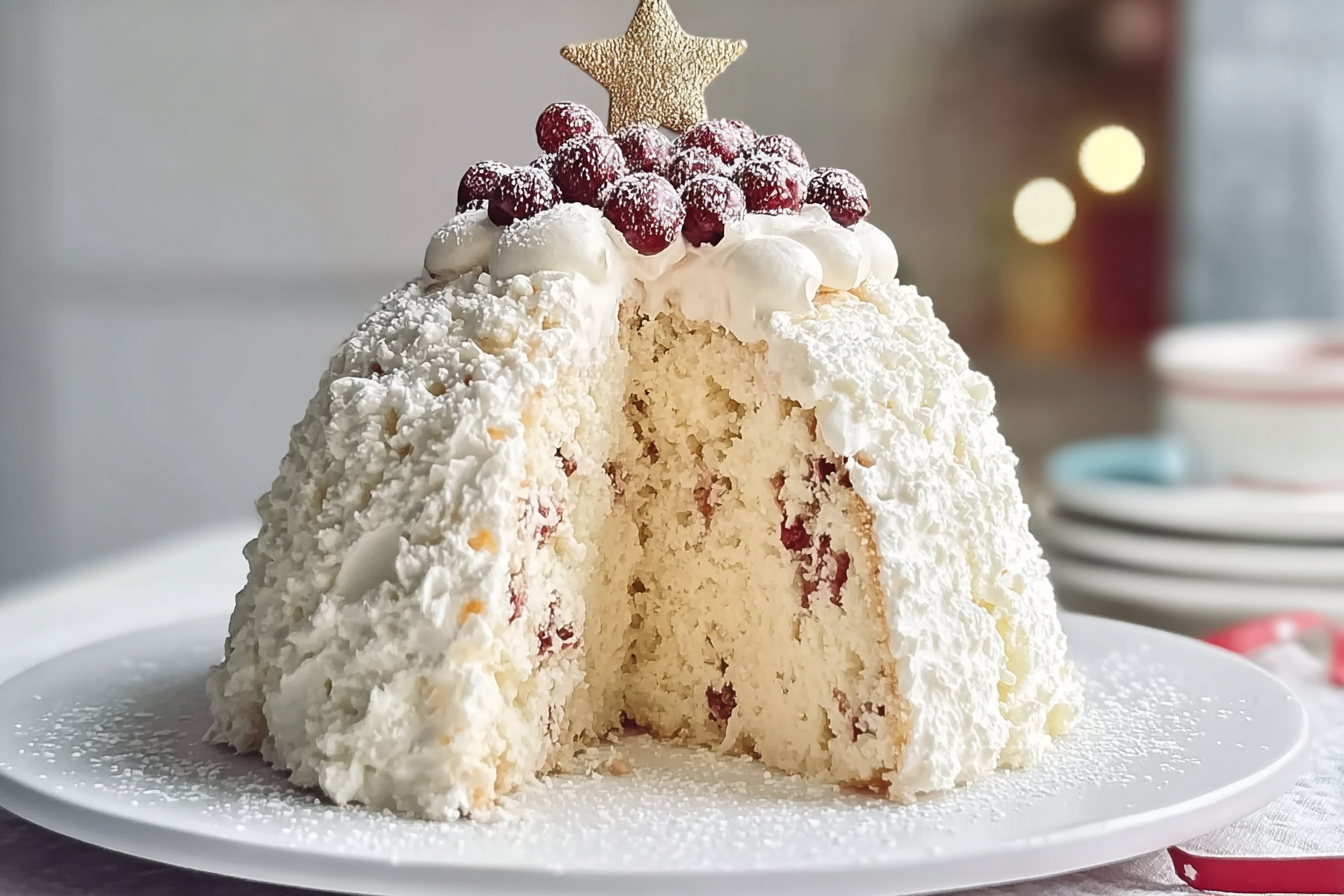 White Christmas Cake