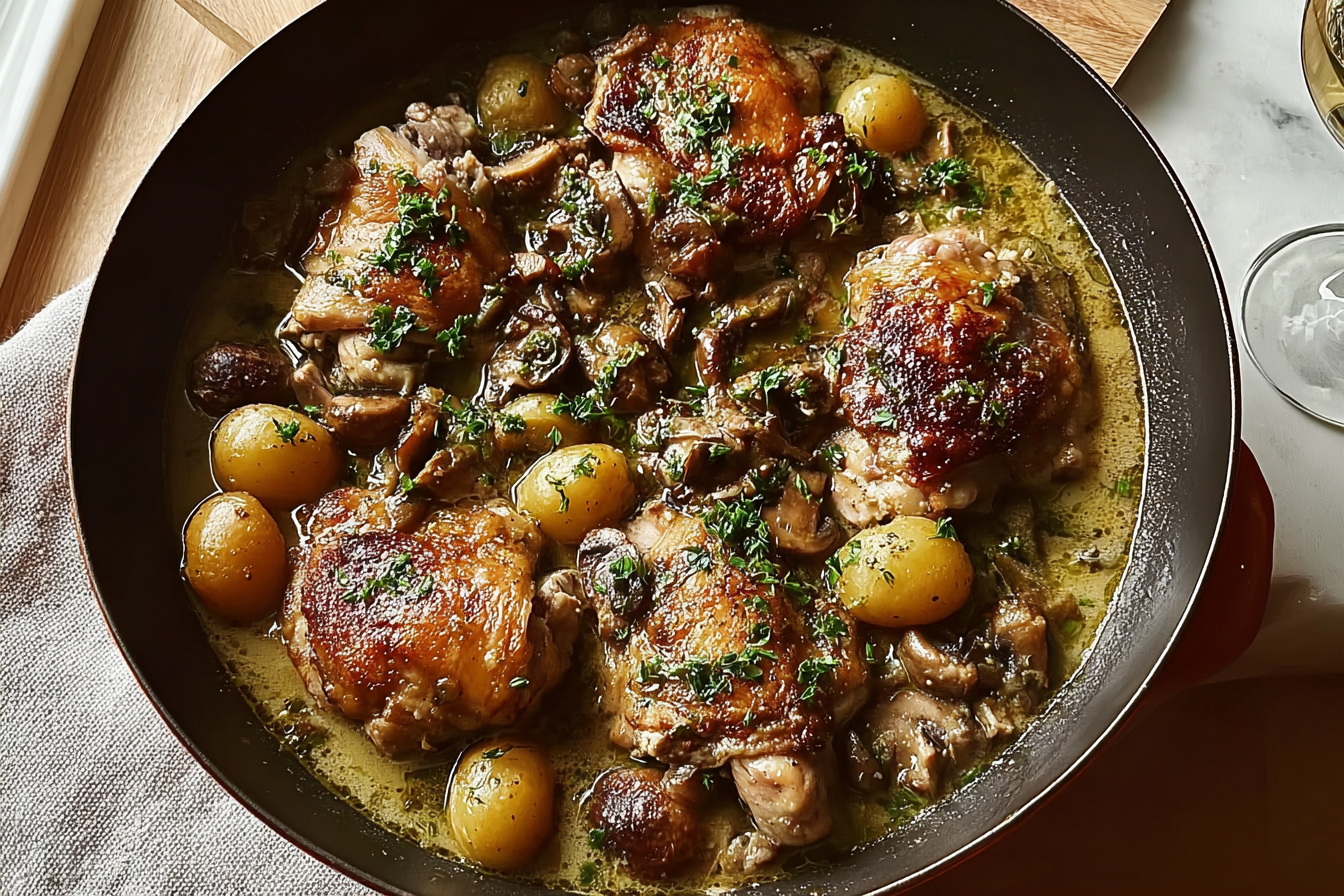 White Wine Coq Au Vin