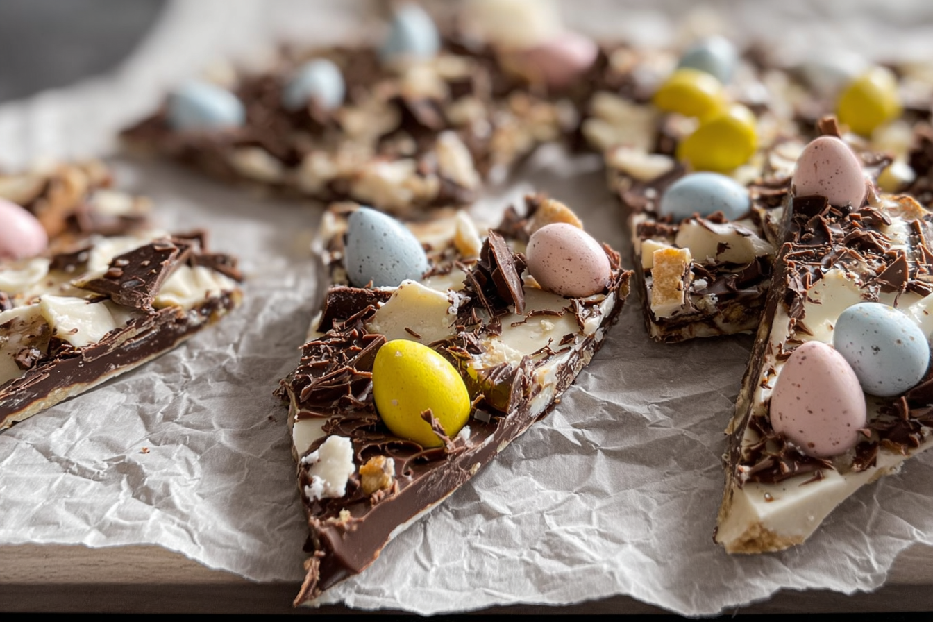 Cadbury Egg Bark