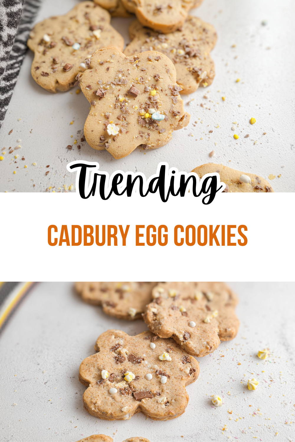 Cadbury Egg Cookies
