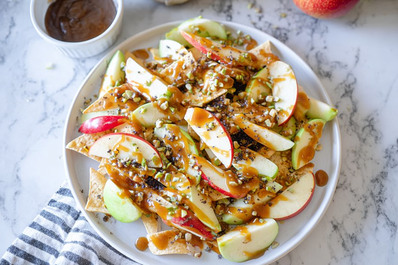Caramel Apple Nachos