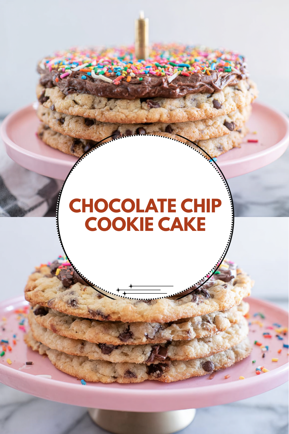 Chocolate Chip Cookie Cake